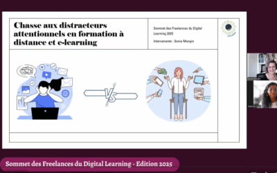 Conférence sur les distracteurs attentionnels en formation au Sommet des Freelance du Digital Learning