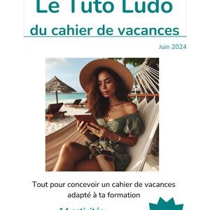 tuto pour créer son cahier de vacances