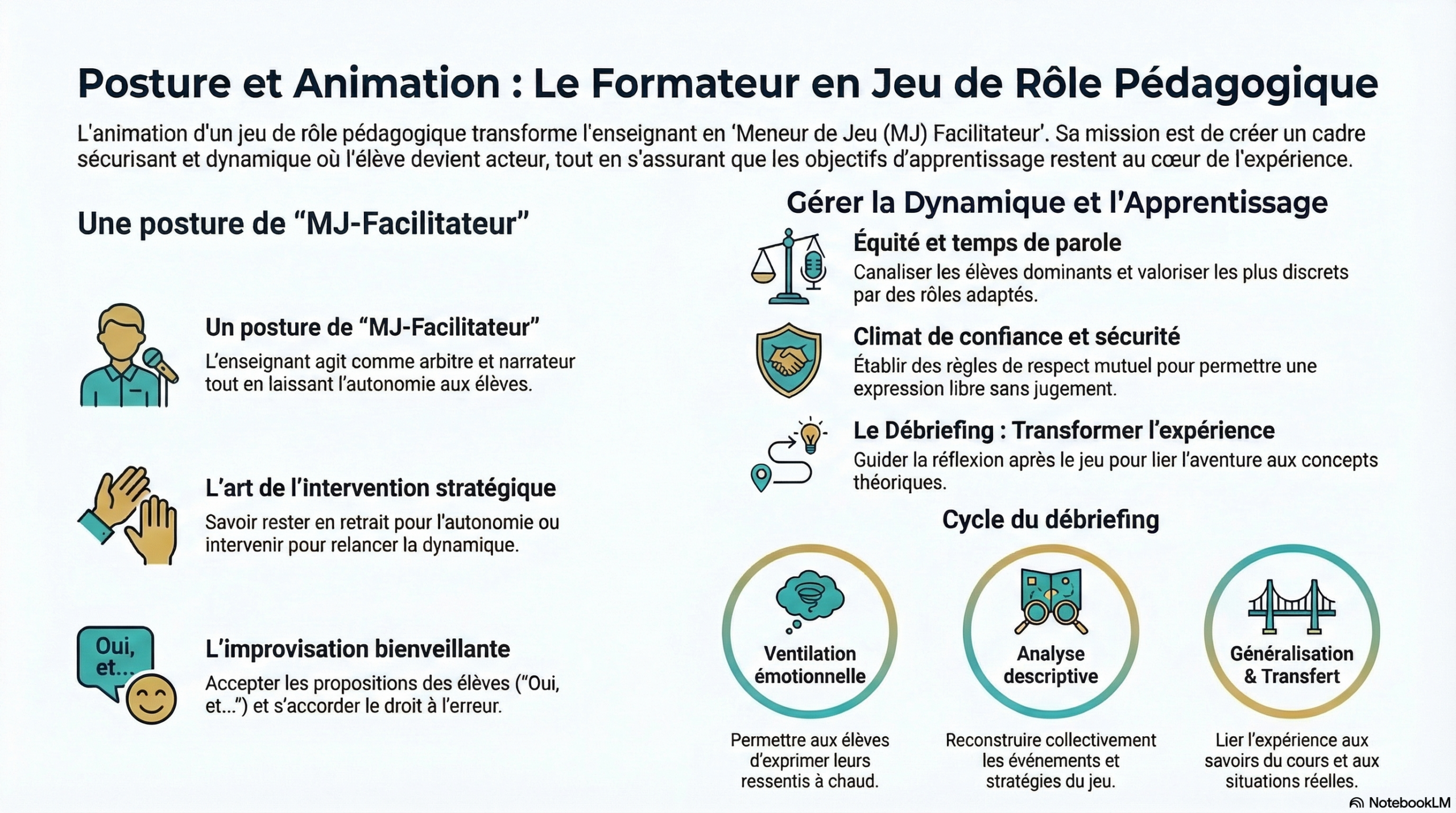 Posture et Animation : Le Formateur en Jeu de Rôle Pédagogique