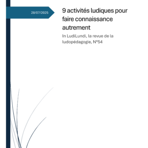 9 activités ludiques pour faire connaissance autrement