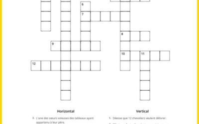 Les héros de notre enfance : un jeu de mots croisés ludique pour réveiller les souvenirs
